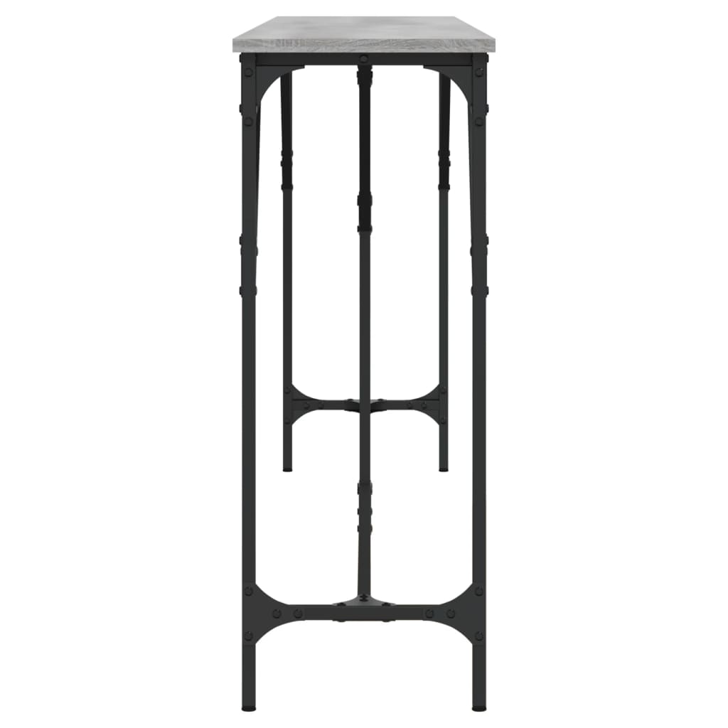 vidaXL Τραπέζι Κονσόλα Γκρι Sonoma 200x29x75 εκ. Επεξεργασμένο Ξύλο