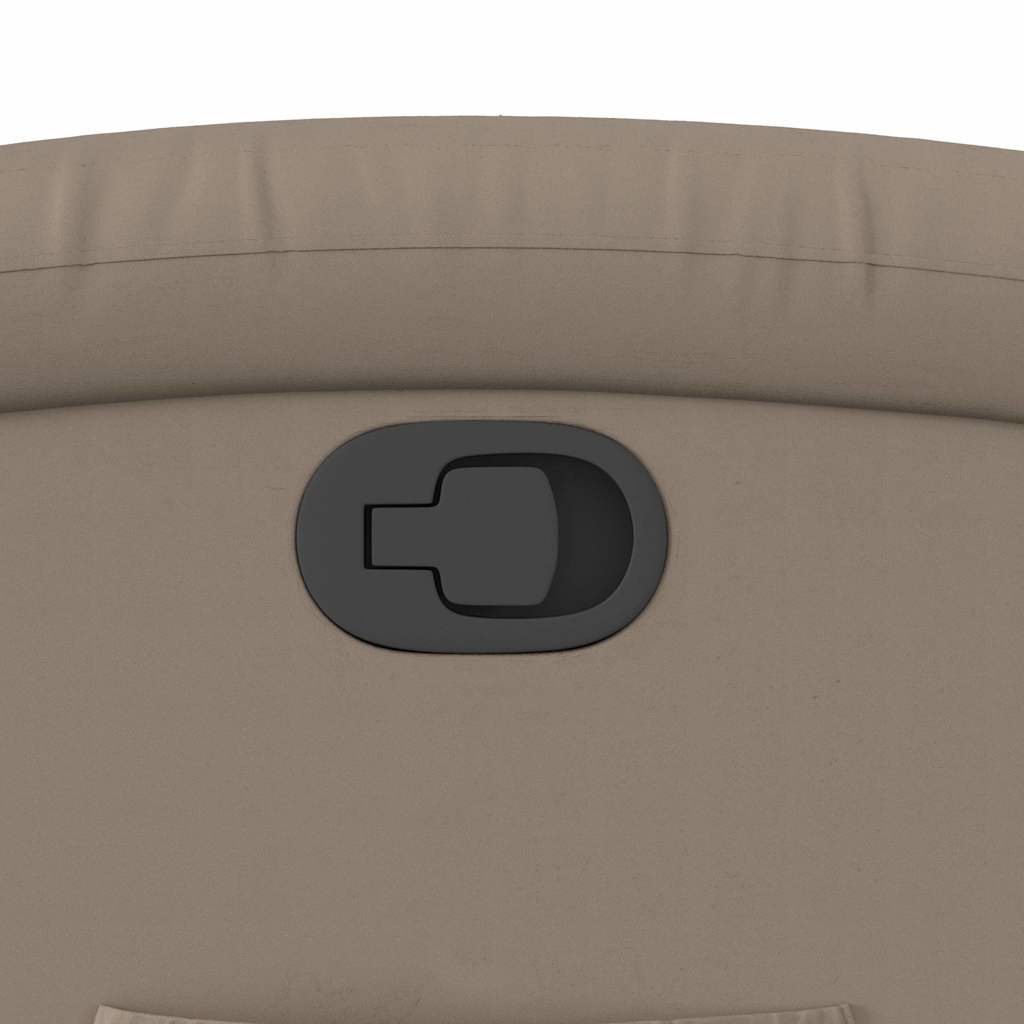 vidaXL Πολυθρόνα Ανακλινόμενη Καπουτσίνο από Συνθετικό Δέρμα