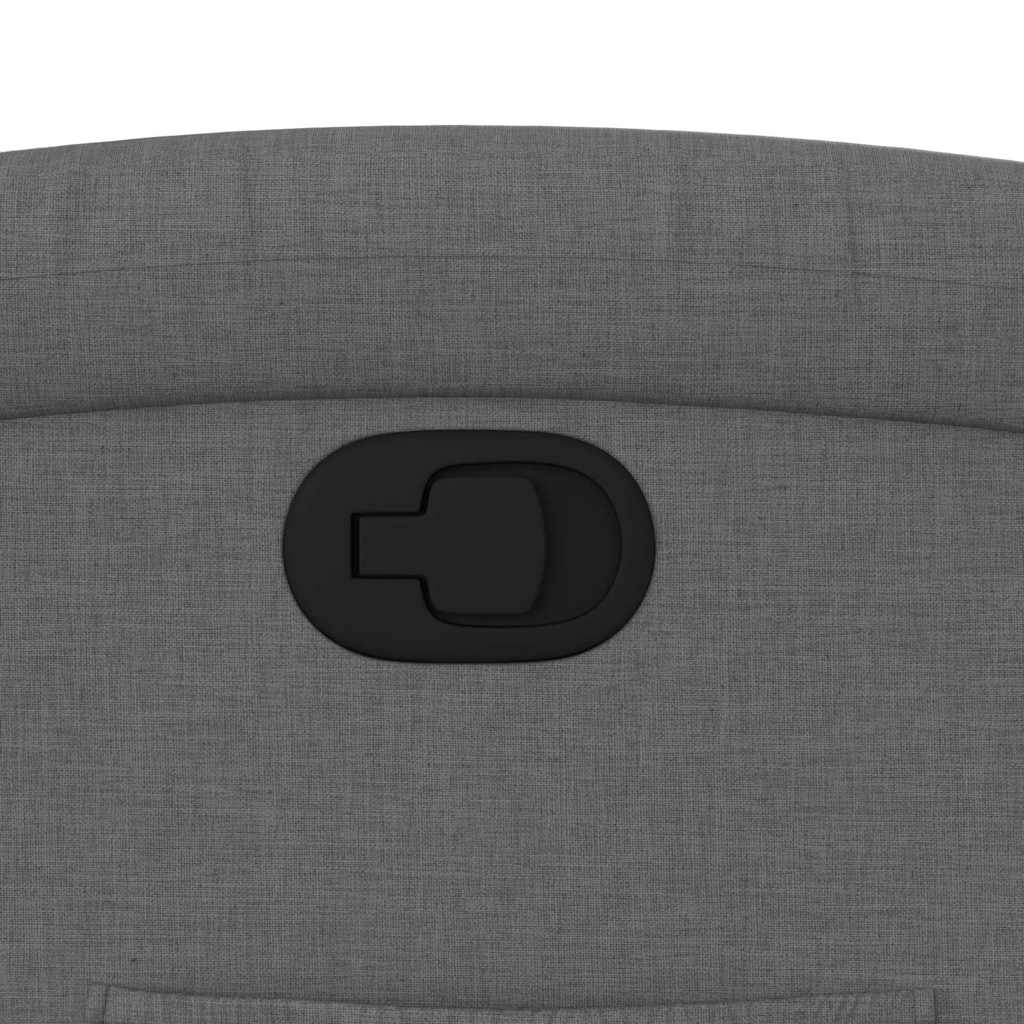 vidaXL Πολυθρόνα με Ανακλινόμενη Πόρτα Σκούρο Γκρι Υφασμάτινη