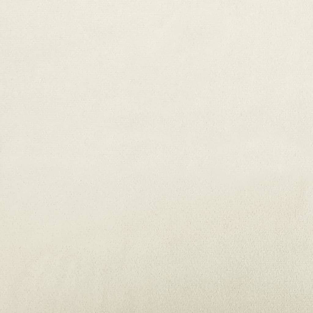 vidaXL Πολυθρόνα Ανακλινόμενη με Κρεμ Βελούδο