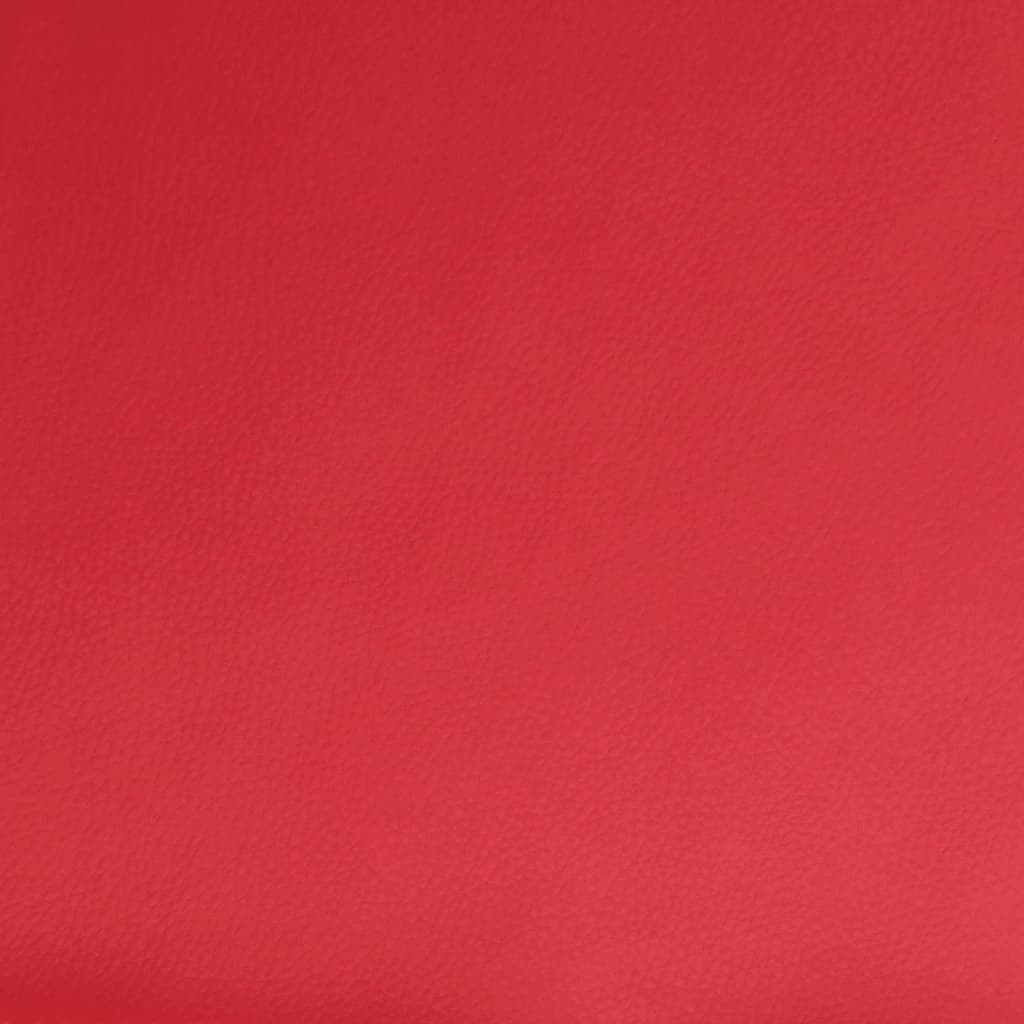 vidaXL Πολυθρόνα Μασάζ Ανακλινόμενη Κόκκινη από Συνθετικό Δέρμα