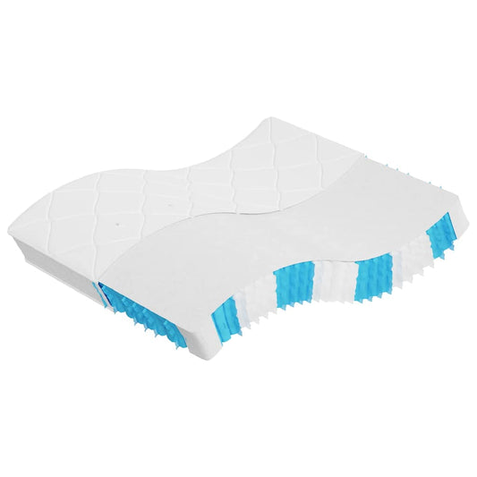 vidaXL Στρώμα με Pocket Springs Μεσαία Σκληρότητα 160 x 200 εκ.