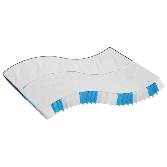 vidaXL Στρώμα με Pocket Springs Μεσαία Σκληρότητα 200 x 200 εκ.