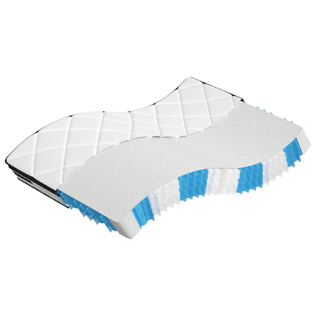 vidaXL Στρώμα με Pocket Springs Μεσαία Plus Σκληρότητα 140x190 εκ.