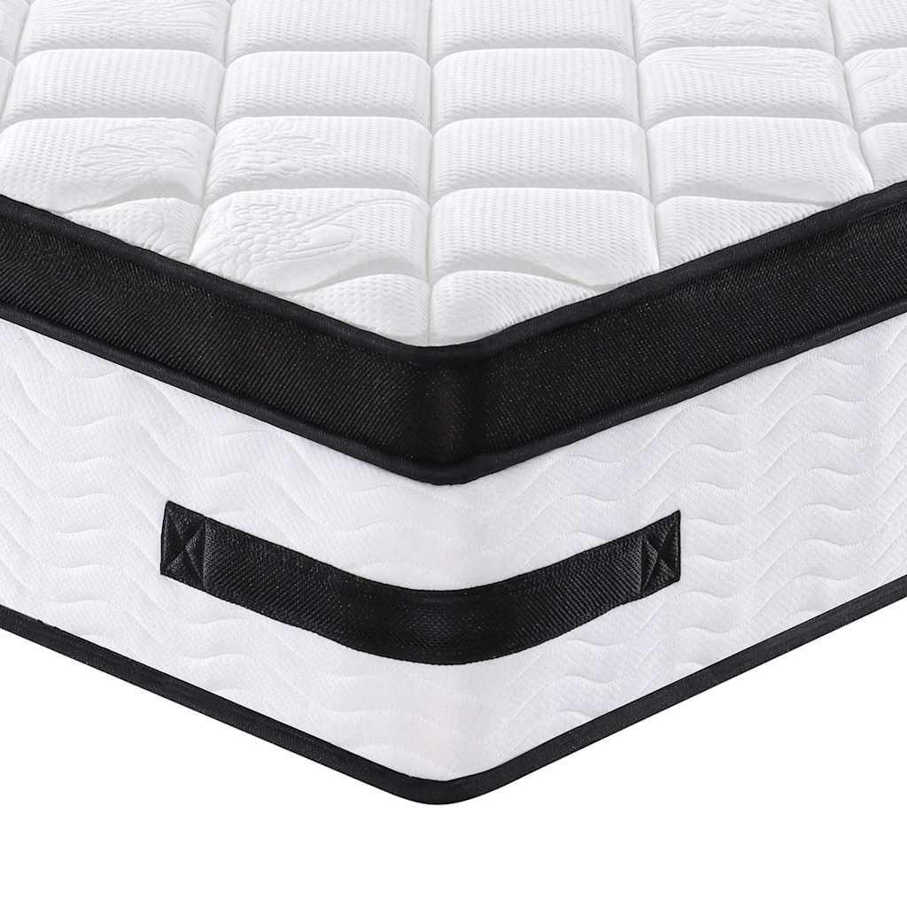 vidaXL Στρώμα με Pocket Springs Μεσαία Plus Σκληρότητα 140x190 εκ.