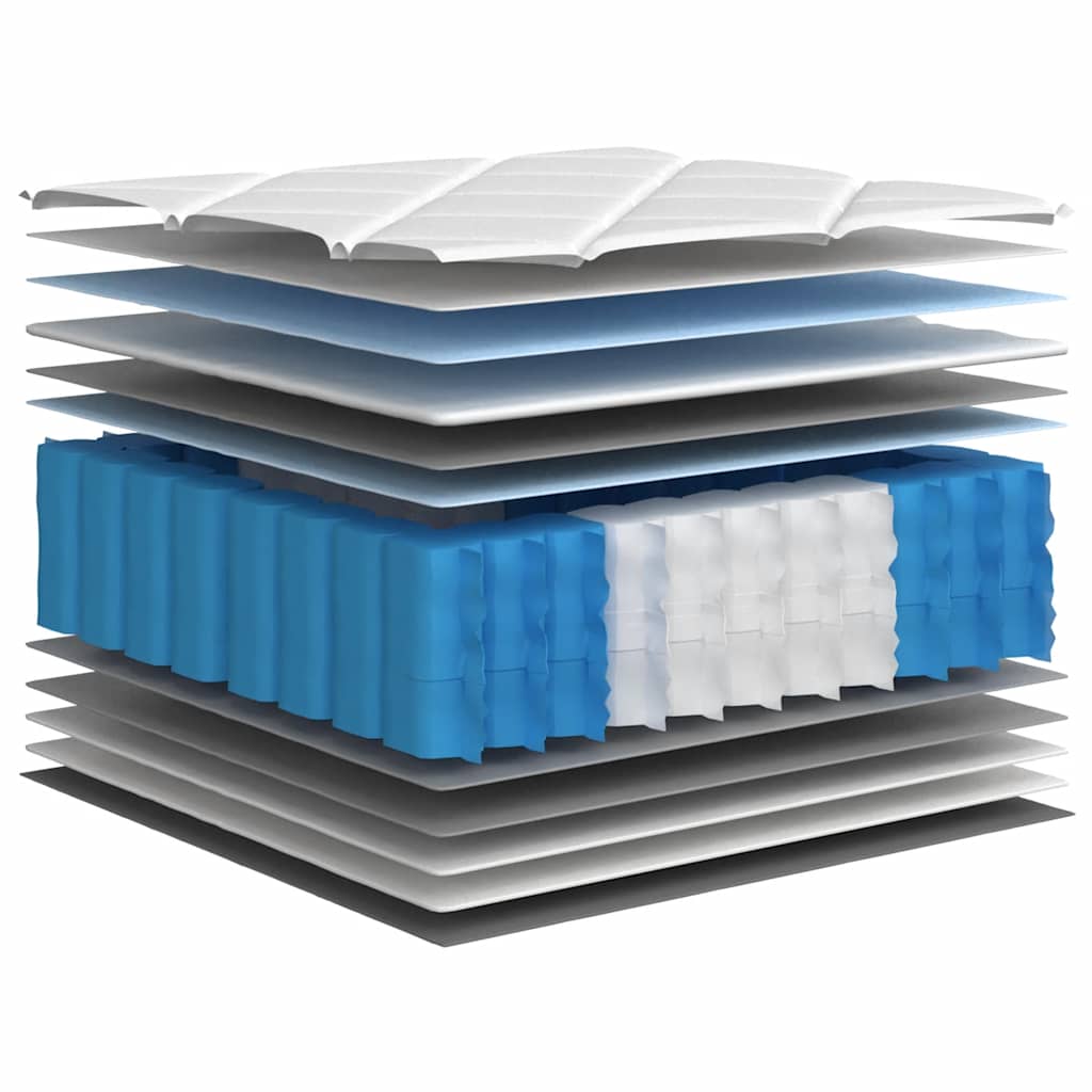 vidaXL Στρώμα με Pocket Springs Μεσαία Plus Σκληρότητα 140x190 εκ.