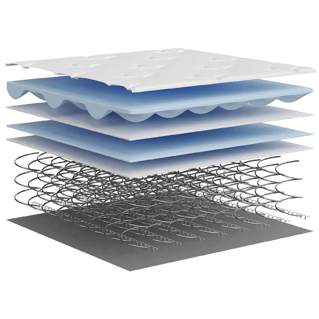 vidaXL Στρώμα με Pocket Springs Μεσαία Σκληρότητα 180 x 200 εκ.