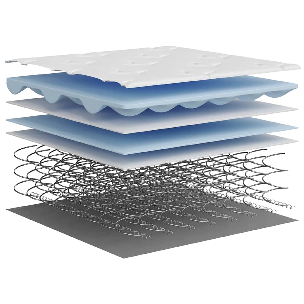 vidaXL Στρώμα με Bonnell Springs Μεσαία Σκληρότητα 140 x 200 εκ.