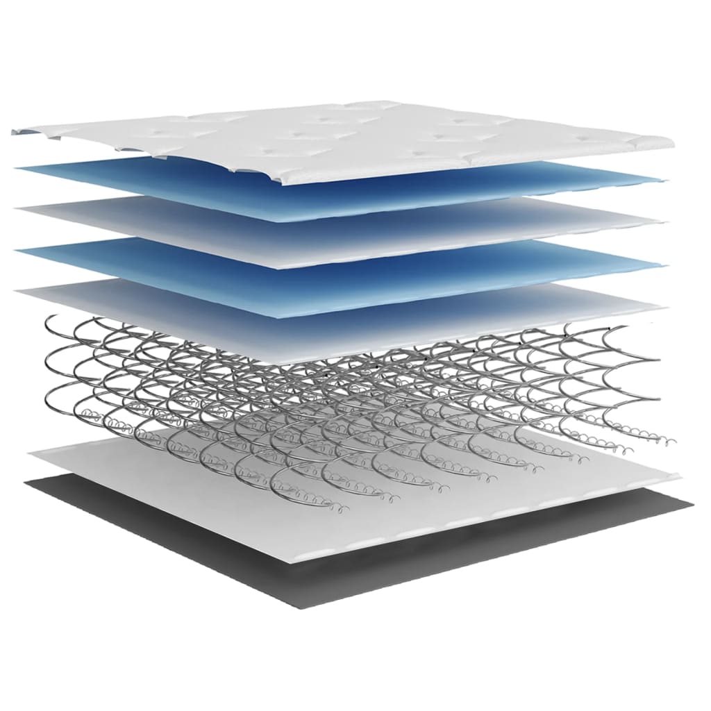 vidaXL Στρώμα με Pocket Springs Μεσαία Σκληρότητα 100x200 εκ.