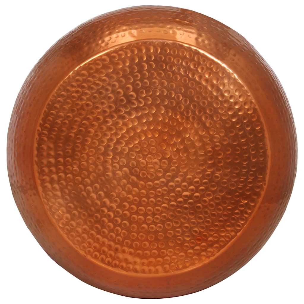 vidaXL Τραπεζάκι Σαλονιού Μπρούντζος Ø 55 x 28 εκ. από Αλουμίνιο