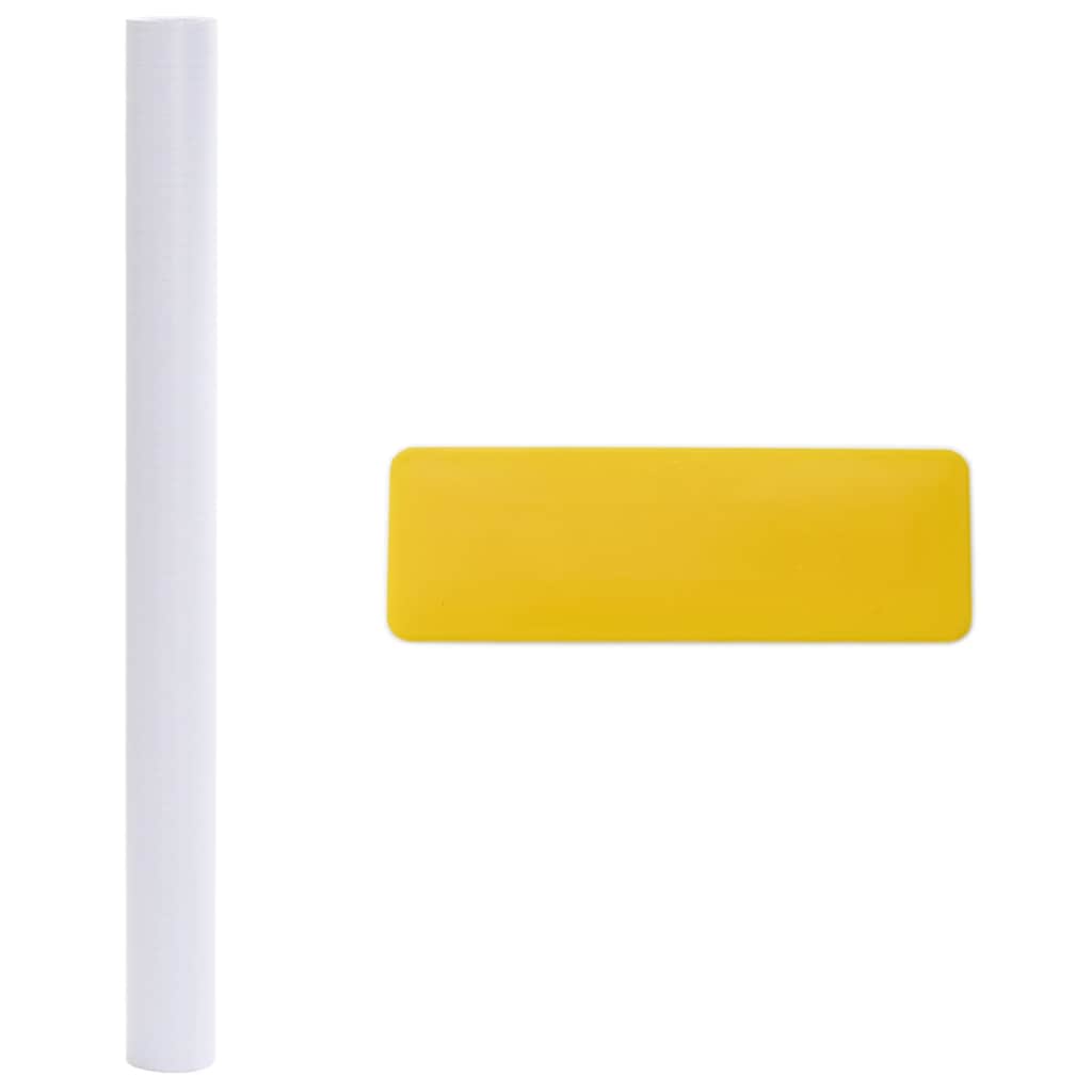 vidaXL Μεμβράνες Παραθύρων Ματ Γκρι PVC
