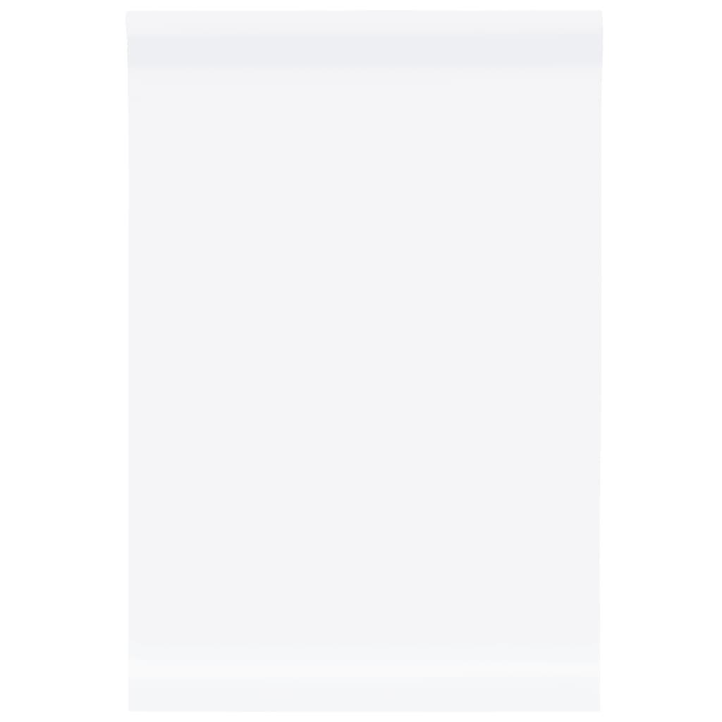 vidaXL Αυτοκόλλητα Επίπλων Ματ Λευκά 90 x 500 εκ. από PVC