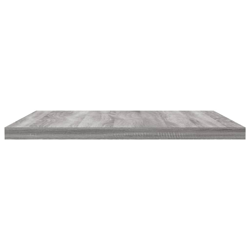 vidaXL Ράφια Τοίχου 4 τεμ. Γκρι Sonoma 40x30x1,5 εκ. Επεξεργ. Ξύλο