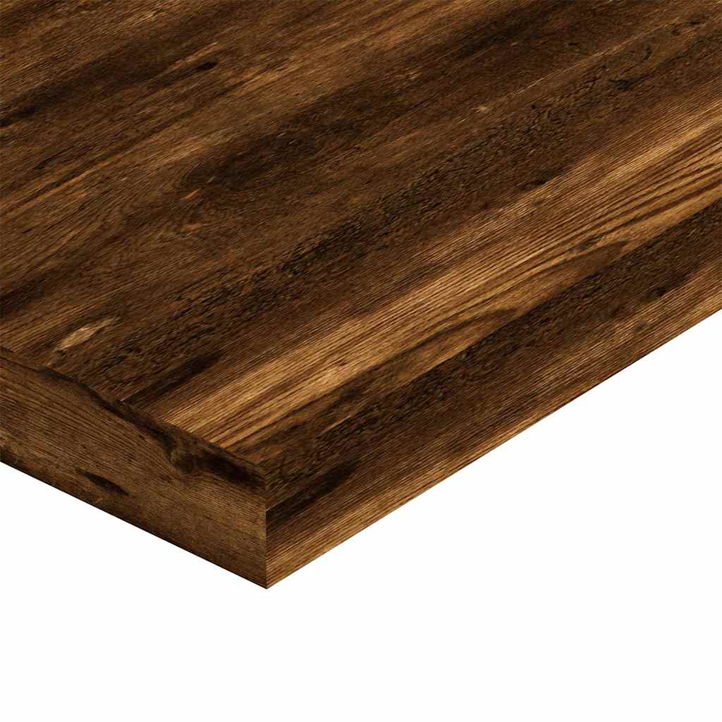 vidaXL Ράφια Τοίχου 4 τεμ. Καπνιστή Δρυς 100x10x1,5 εκ. Επεξεργ. Ξύλο