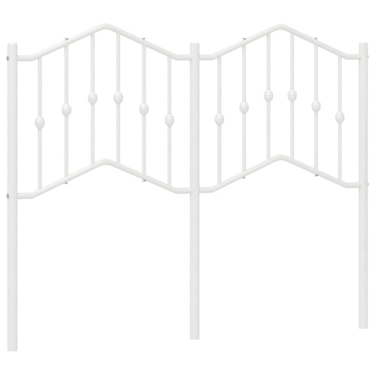 vidaXL Κεφαλάρι Λευκό 120 εκ. Μεταλλικό