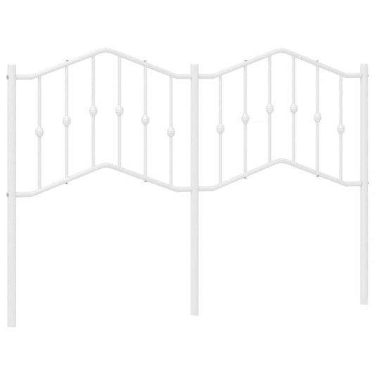 vidaXL Κεφαλάρι Λευκό 150 εκ. Μεταλλικό