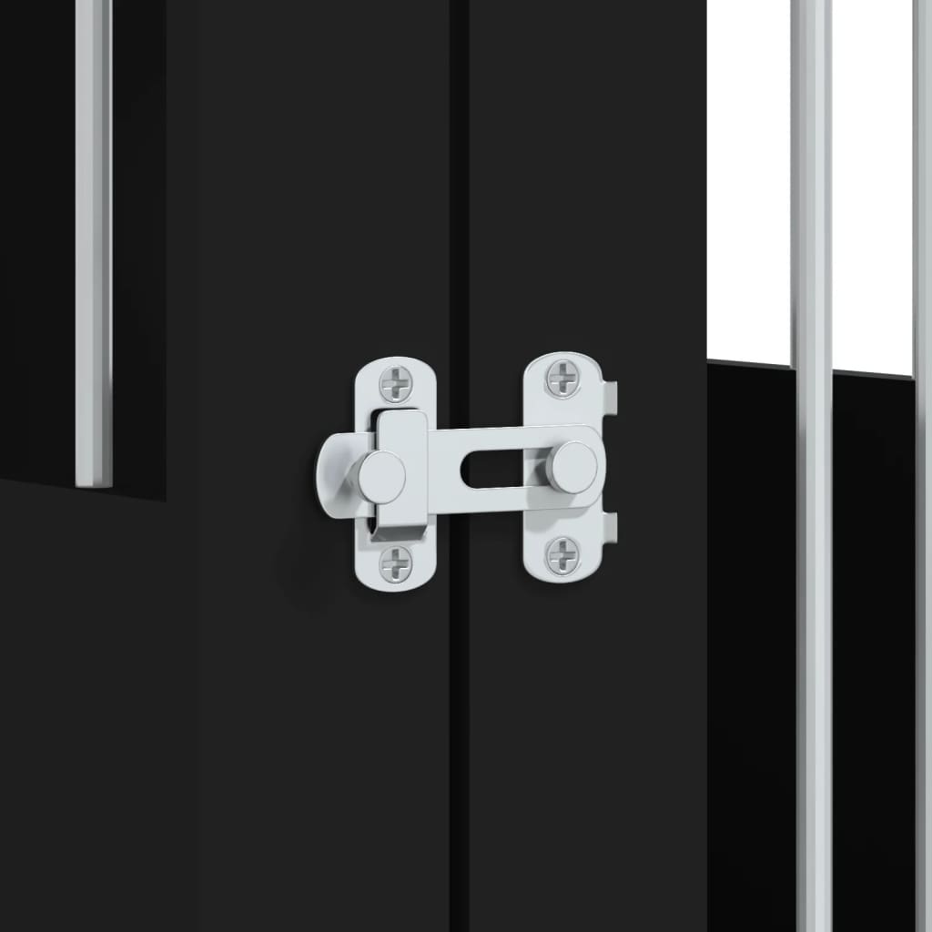 vidaXL Κλουβί Σκύλου Μαύρο 45x62x59 εκ. από Επεξεργασμένο ξύλο