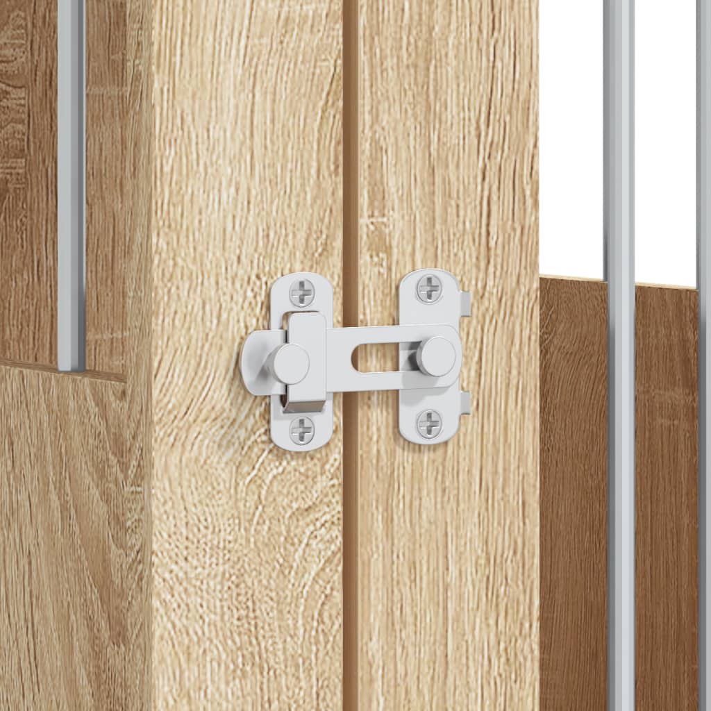 vidaXL Κλουβί Σκύλου Sonoma Δρυς 45 x 62 x 59 εκ. Επεξεργ. Ξύλο