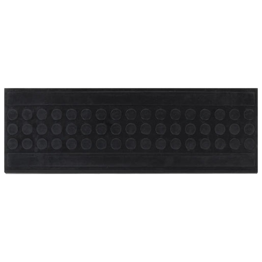 vidaXL Πατάκια Σκάλας 10 τεμ. 25 x 75 εκ. από Καουτσούκ