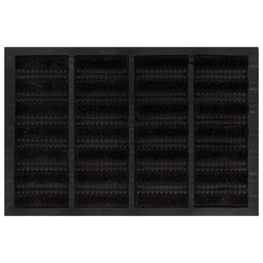 vidaXL Πατάκι Εισόδου Ορθογώνιο 40 x 60 εκ. Καουτσούκ και Κοκοφοίνικας