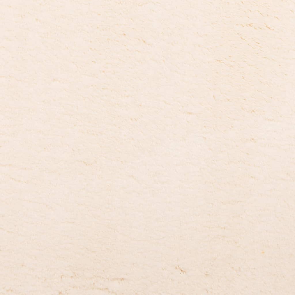 vidaXL Χαλί HUARTE με Κοντό Πέλος Μαλακό/ Πλενόμενο Μπεζ 160x230 εκ.