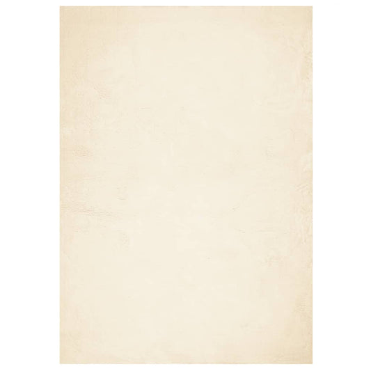 vidaXL Χαλί με Κοντό Πέλος Μαλακό και Πλενόμενο Κρεμ 160x230 εκ.