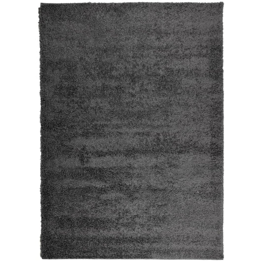 vidaXL Χαλί Shaggy PAMPLONA με Ψηλό Πέλος Μοντέρνο Ανθρακί 240x340 εκ.