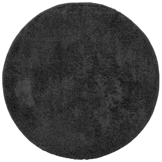 vidaXL Χαλί Shaggy PAMPLONA με Ψηλό Πέλος Μοντέρνο Ανθρακί Ø 80 εκ.