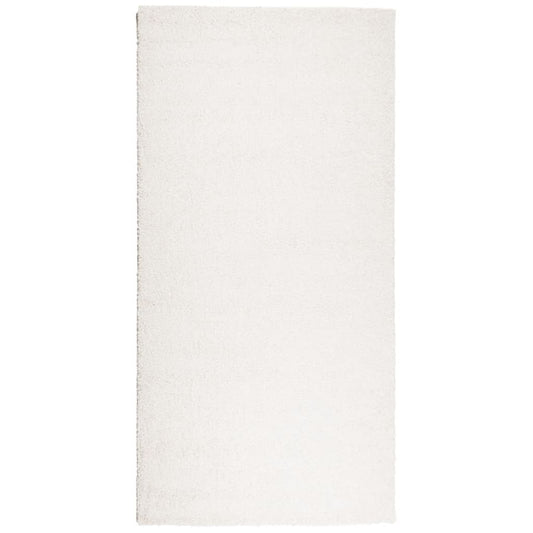 vidaXL Χαλί Shaggy PAMPLONA με Ψηλό Πέλος Μοντέρνο Κρεμ 100x200 εκ.