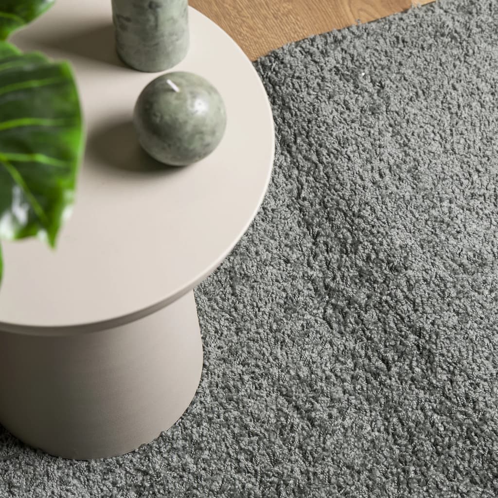 vidaXL Χαλί Shaggy PAMPLONA με Ψηλό Πέλος Μοντέρνο Πράσινο 140x200 εκ.