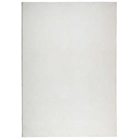 vidaXL Χαλί IZA με Κοντό Πέλος Σκανδιναβική Εμφάνιση Κρεμ 140x200 εκ.