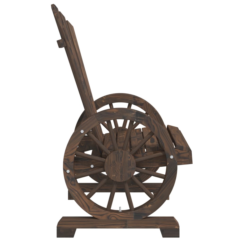 vidaXL Καρέκλες Κήπου Adirondack 4 τεμ. από Μασίφ Ξύλο Ελάτης