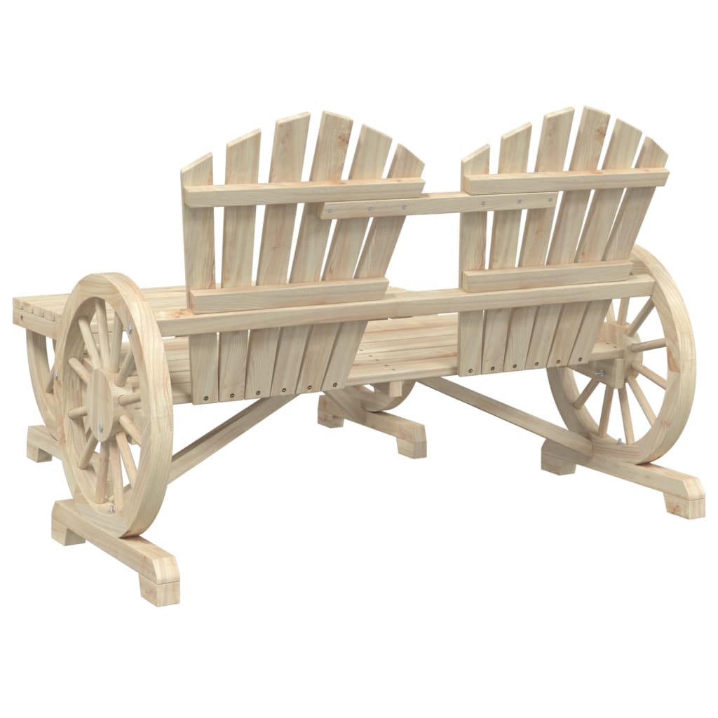 vidaXL Σαλόνι Κήπου Σετ 4 Τεμαχίων από Μασίφ Ξύλο Ελάτης