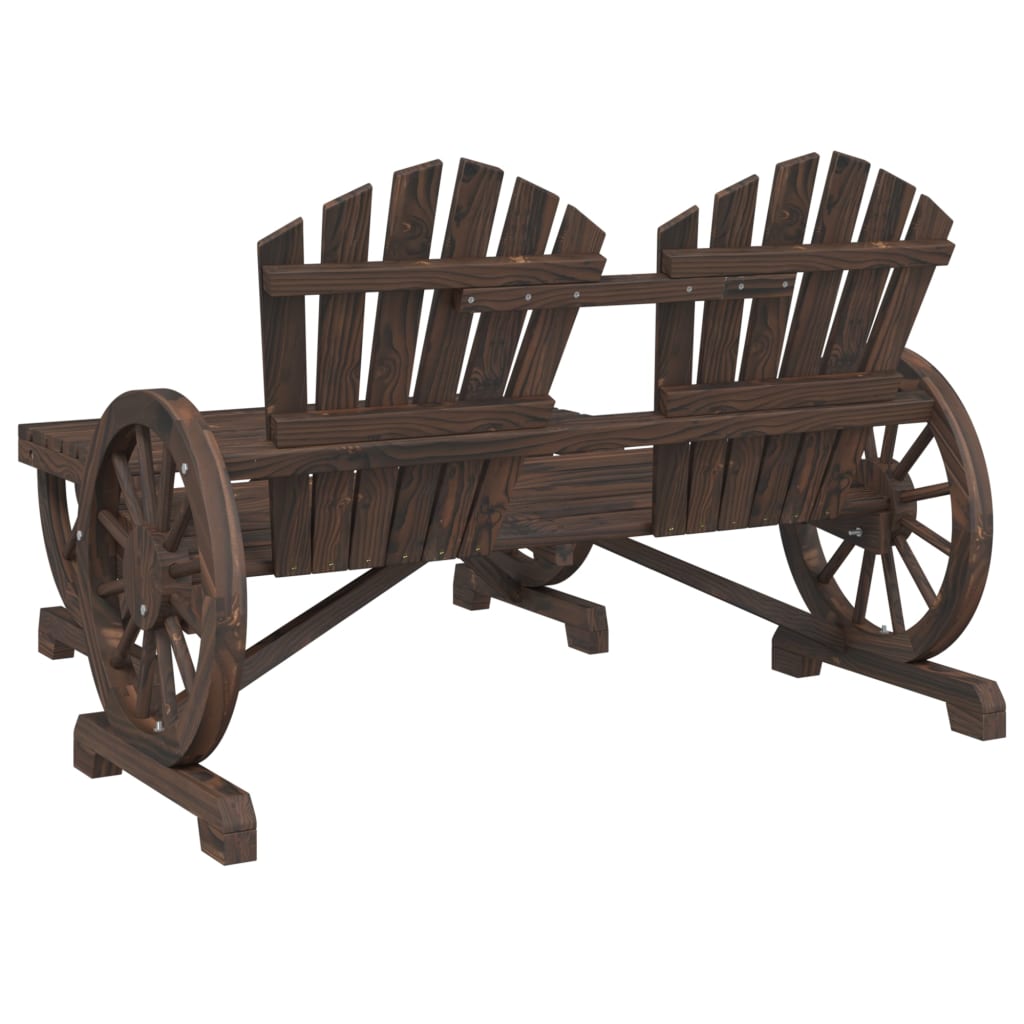 vidaXL Σαλόνι Κήπου Σετ 4 Τεμαχίων από Μασίφ Ξύλο Ελάτης