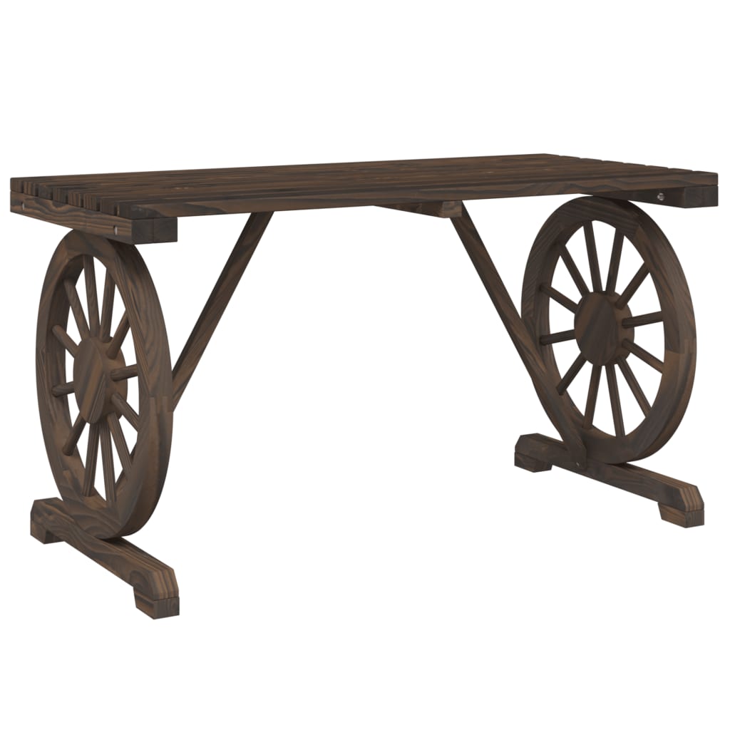 vidaXL Τραπεζαρία Κήπου Σετ 3 Τεμαχίων από Μασίφ Ξύλο Ελάτης