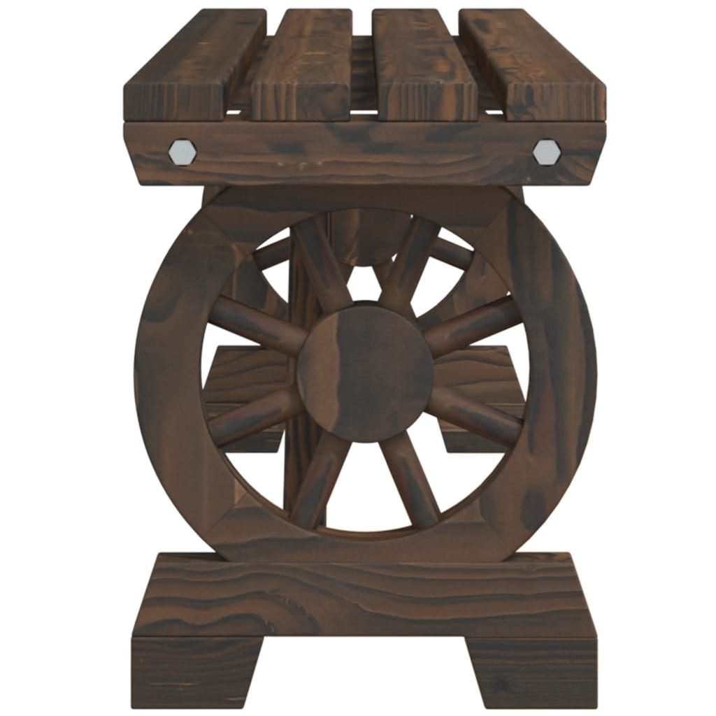 vidaXL Τραπεζαρία Κήπου Σετ 3 Τεμαχίων από Μασίφ Ξύλο Ελάτης