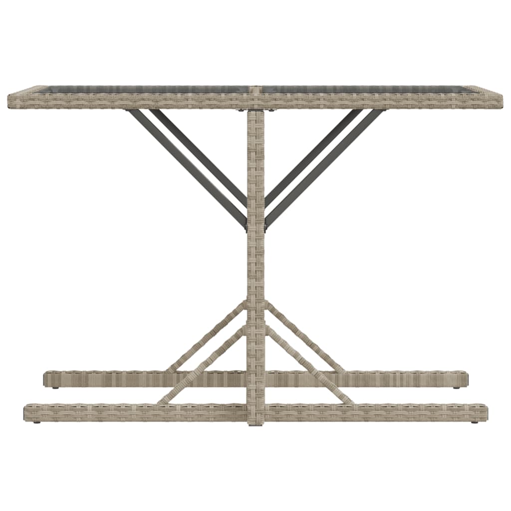 vidaXL Σετ Επίπλων Bistro 3 τεμ. Αν. Γκρι Συνθετικό Ρατάν με Μαξιλάρια