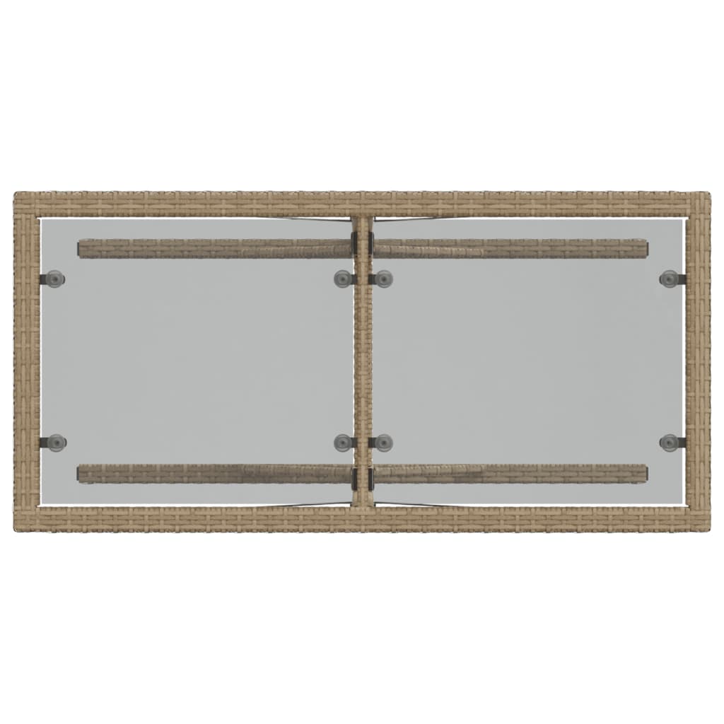 vidaXL Σετ Επίπλων Bistro 3 τεμ. Μικτό Μπεζ Συνθ. Ρατάν με Μαξιλάρια