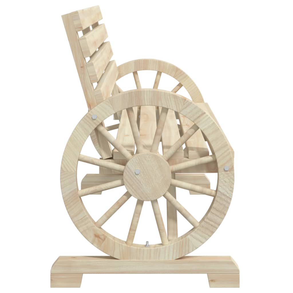 vidaXL Καρέκλα Κήπου Adirondack Διθέσια από Μασίφ Ξύλο Ελάτης