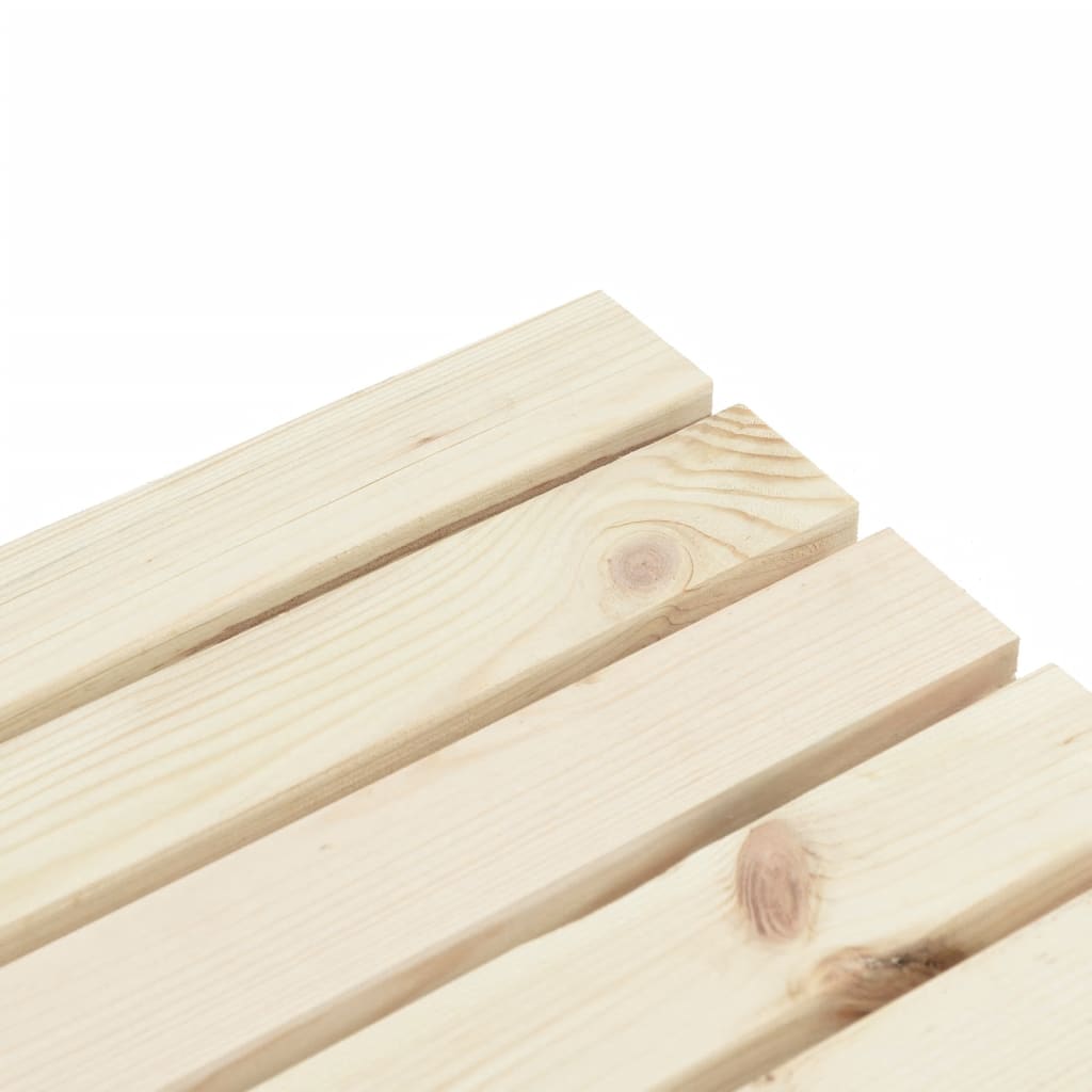 vidaXL Τραπεζάκι Σαλονιού Κήπου 90 x 50 x 40 εκ. από Μασίφ Ξύλο Ελάτης