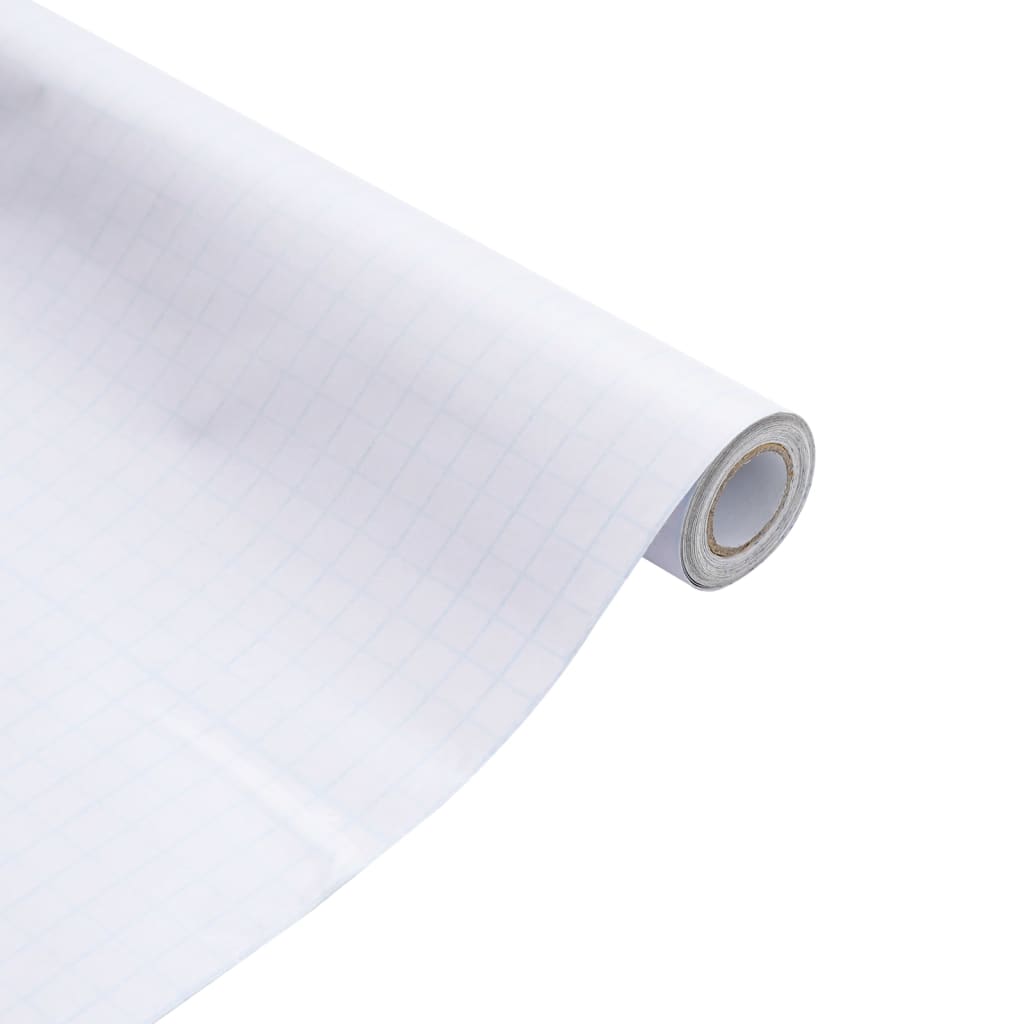 vidaXL Μεμβράνη Παραθύρου Ματ Λευκό 90x2000 εκ. PVC