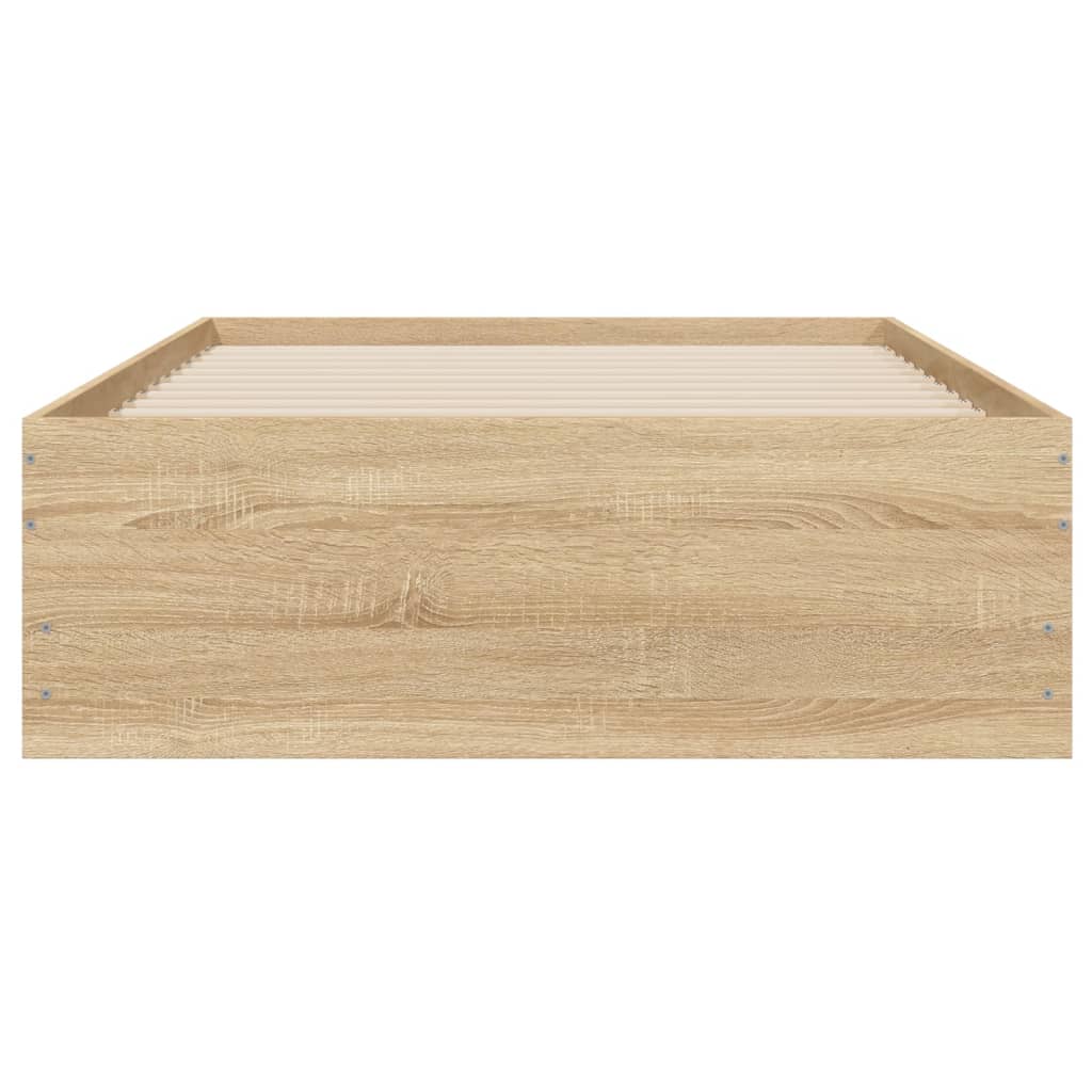 vidaXL Πλαίσιο Κρεβατιού με συρτάρια Sonoma Δρυς 100x200εκ. Επεξ. Ξύλο