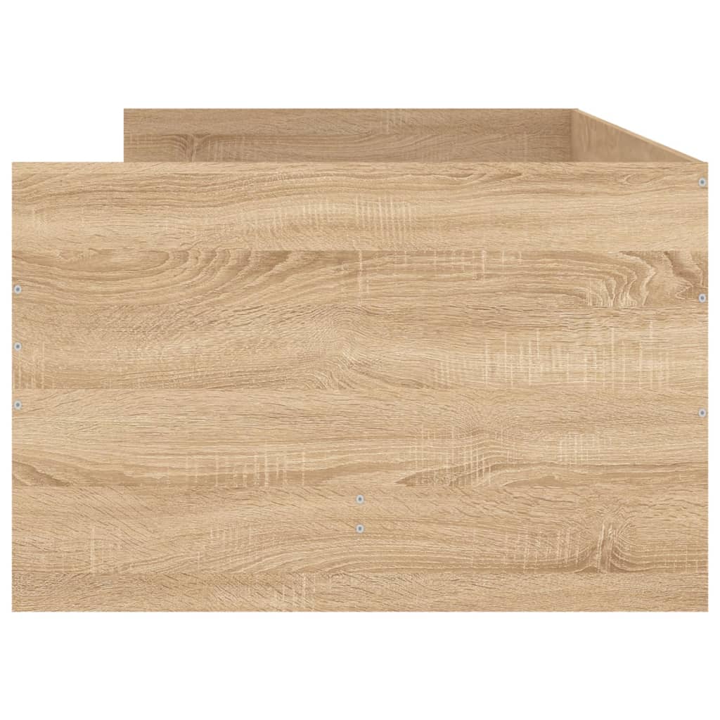 vidaXL Πλαίσιο Κρεβατιού με Συρτάρια Sonoma δρυς 90x200 εκ.