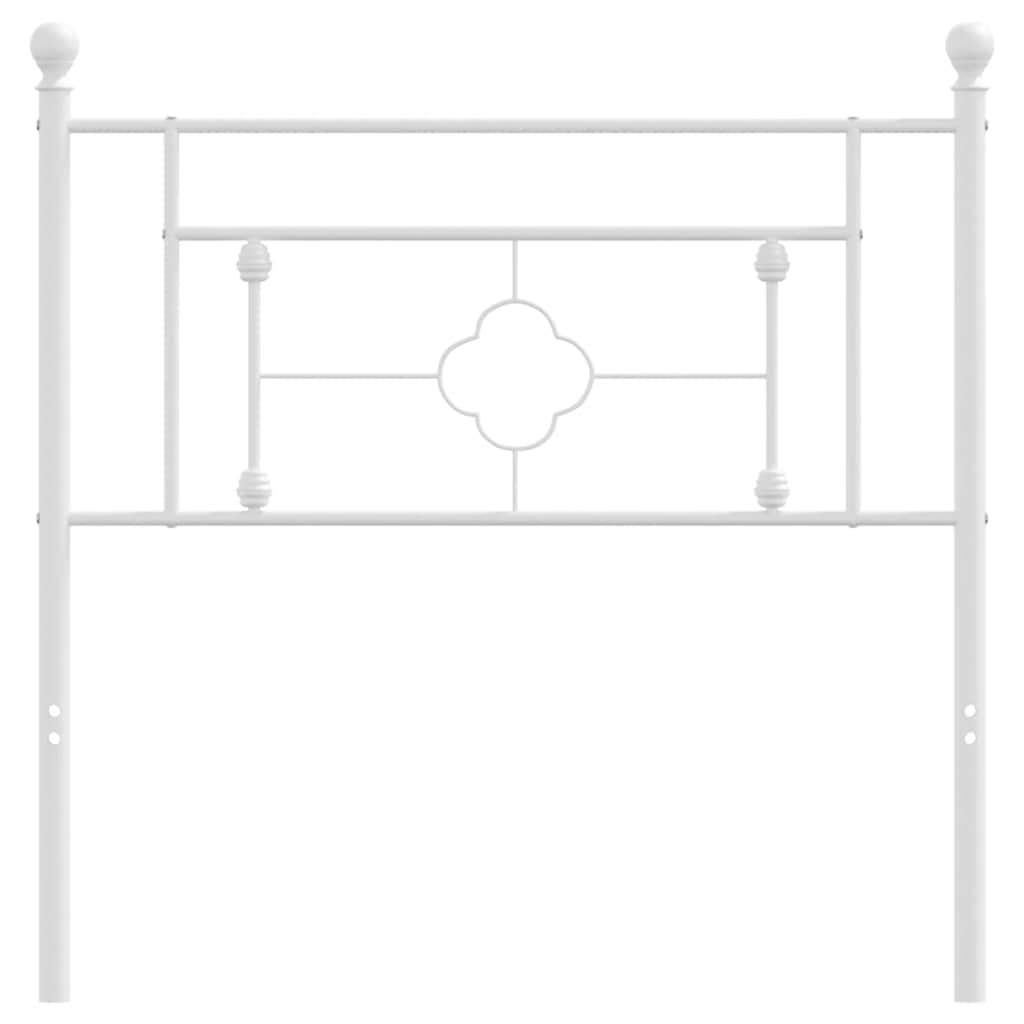 vidaXL Κεφαλάρι Λευκό 100 εκ. Μεταλλικό