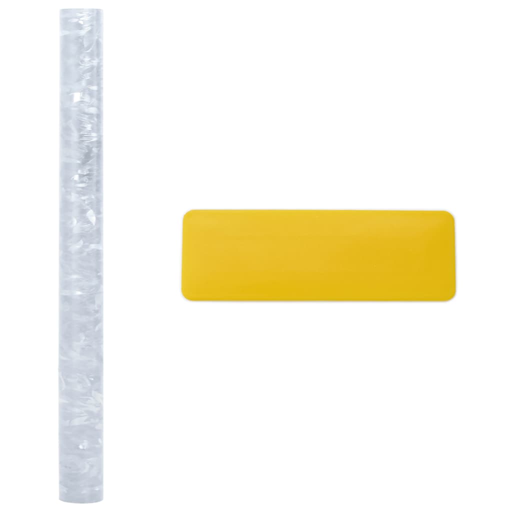 vidaXL Μεμβράνες Παραθύρου 4 Τεμ. Αμμοβολή Σχέδιο Λουλούδι από PVC