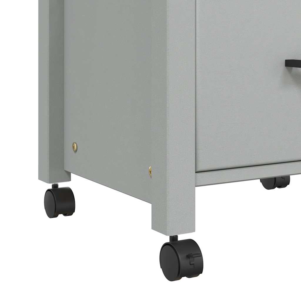 vidaXL Τρόλεϊ Κουζίνας MONZA 48x40x88,5 εκ. από Μασίφ Ξύλο Πεύκου