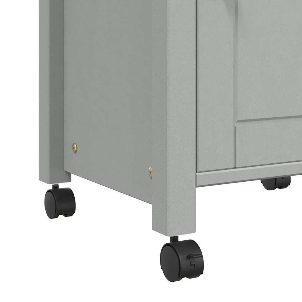 vidaXL Τρόλεϊ Κουζίνας MONZA 48x40x88,5 εκ. από Μασίφ Ξύλο Πεύκου