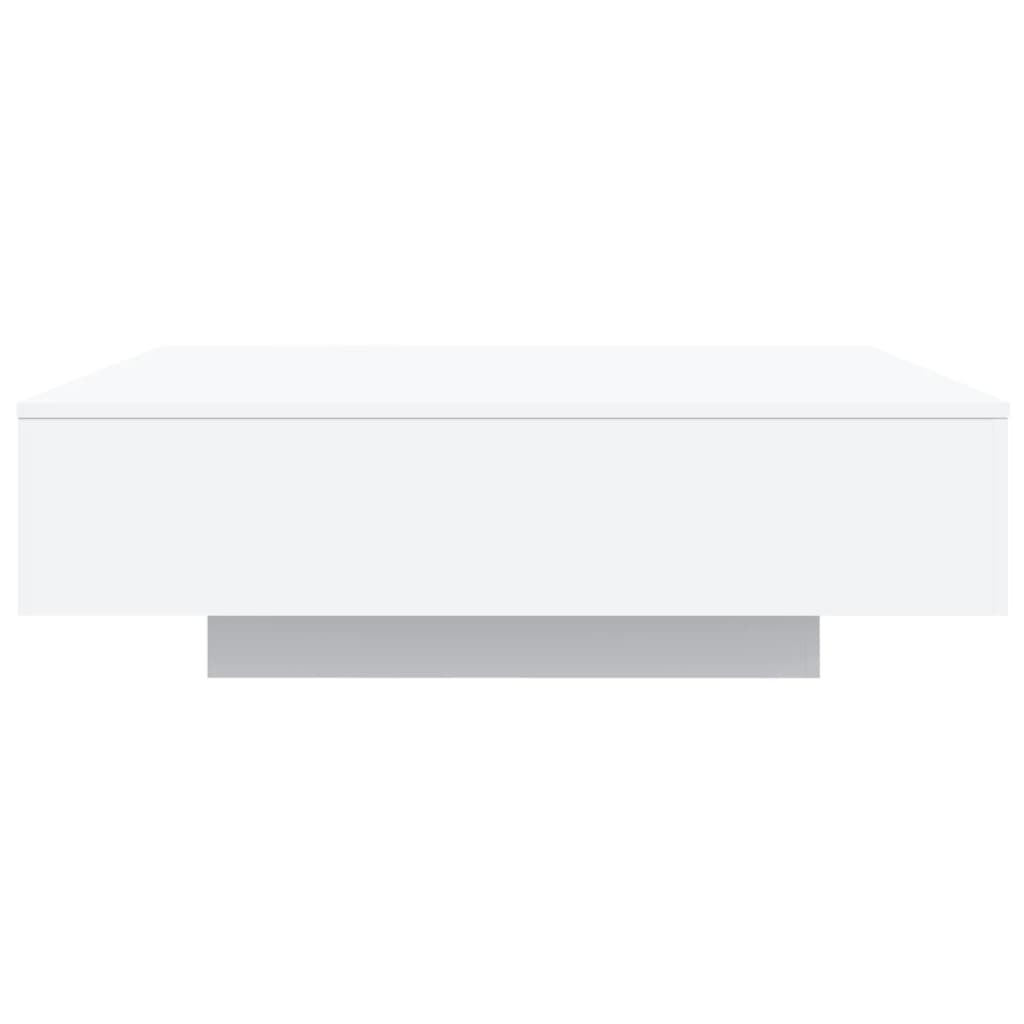 vidaXL Τραπεζάκι Σαλονιού Λευκό 100x100x31 εκ. από Επεξεργασμένο Ξύλο