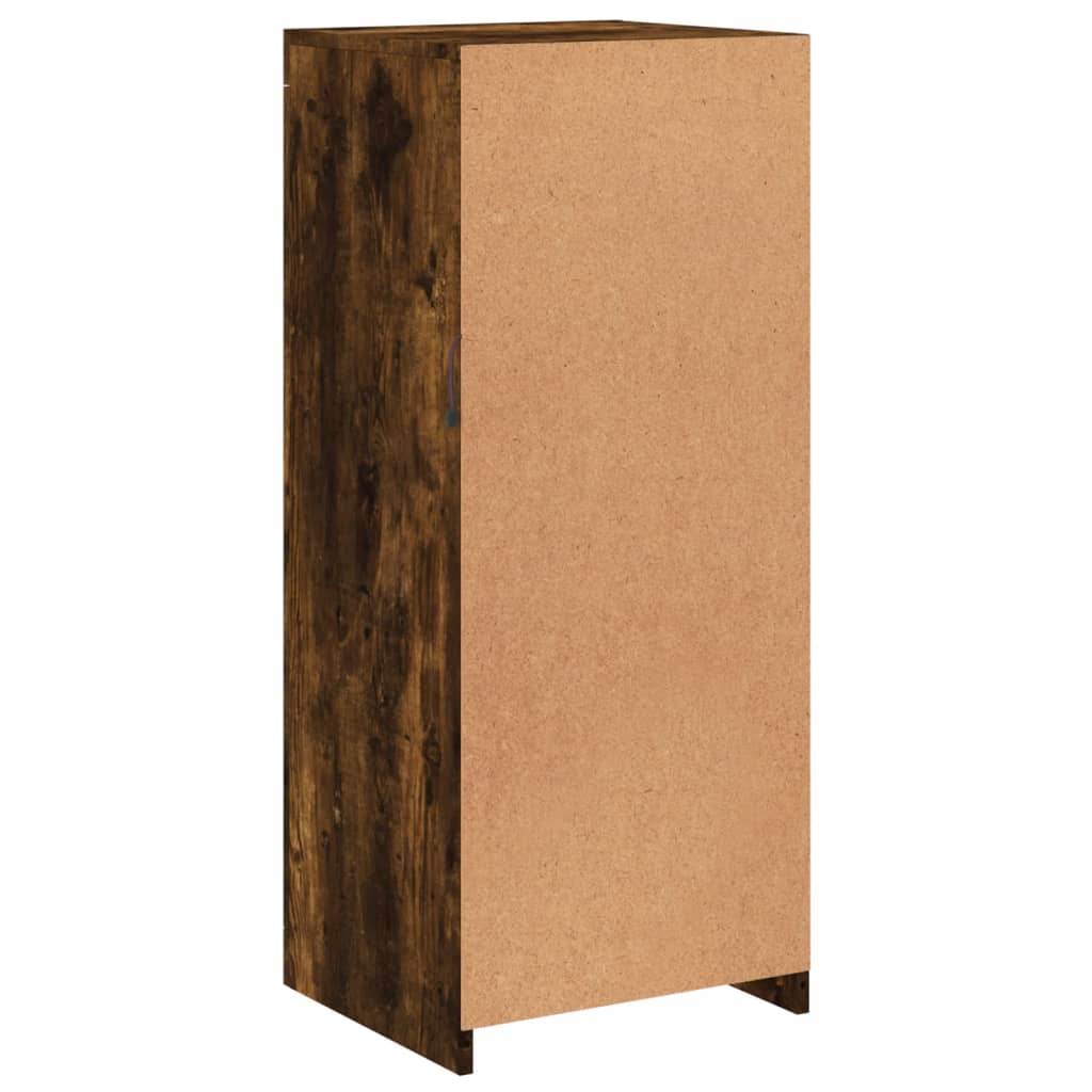 vidaXL Μπουφές με Φώτα LED Καπνιστή Δρυς 41 x 37 x 100 εκ.