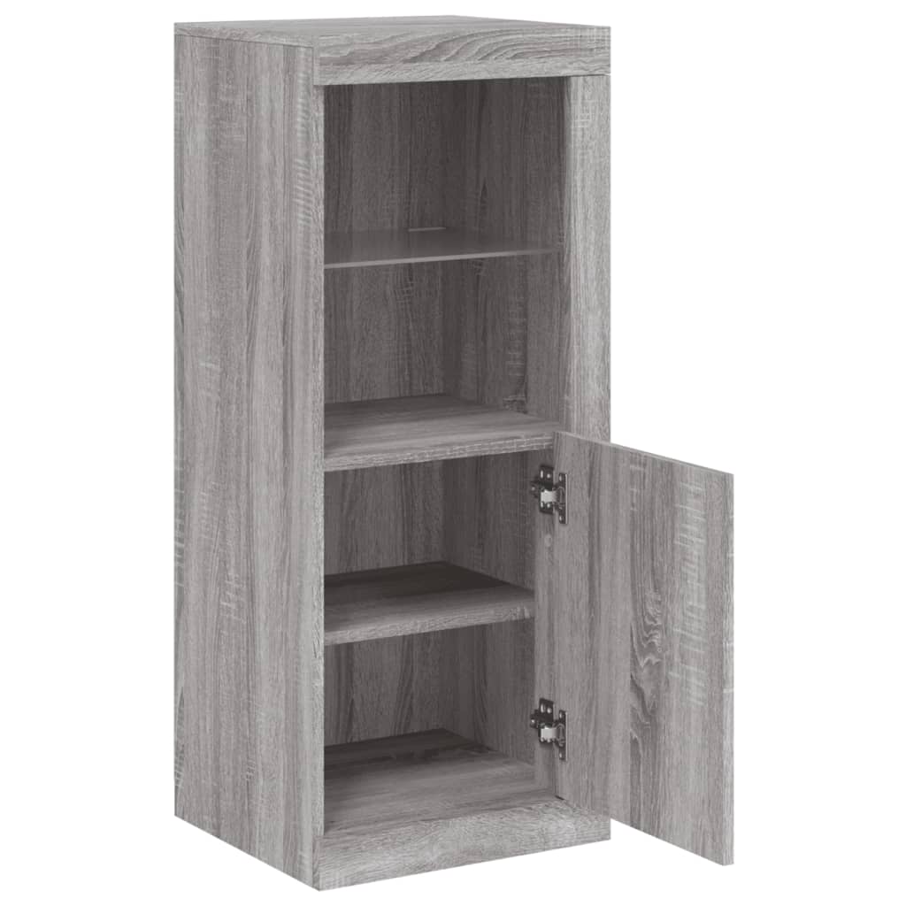 vidaXL Μπουφές με LED Γκρι Sonoma 41 x 37 x 100 εκ.